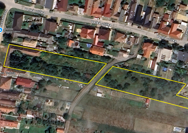 Na predaj pozemok v centre obce Madunice